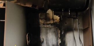 Incendio in cucina alle 4 di notte, vigili del fuoco spengono le fiamme in contrà Torretti a Vicenza incendio appartamento