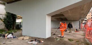 Cavalcavia Ferreto de Ferreti a Vicenza, iniziata la pulizia dell’area