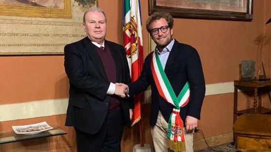 Il questore Paolo Sartori col sindaco di Vicenza Paolo Possamai