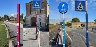 Nuova segnaletica nelle piste ciclabili per Costabissara e Creazzo