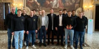 Sport, Vicenza Rangers pallanuoto ricevuta in municipio: “Tutto prono per la ripartenza dalla serie B”