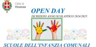 Scuole dell’infanzia di Vicenza, arriva l’open day il 4 e 16 dicembre