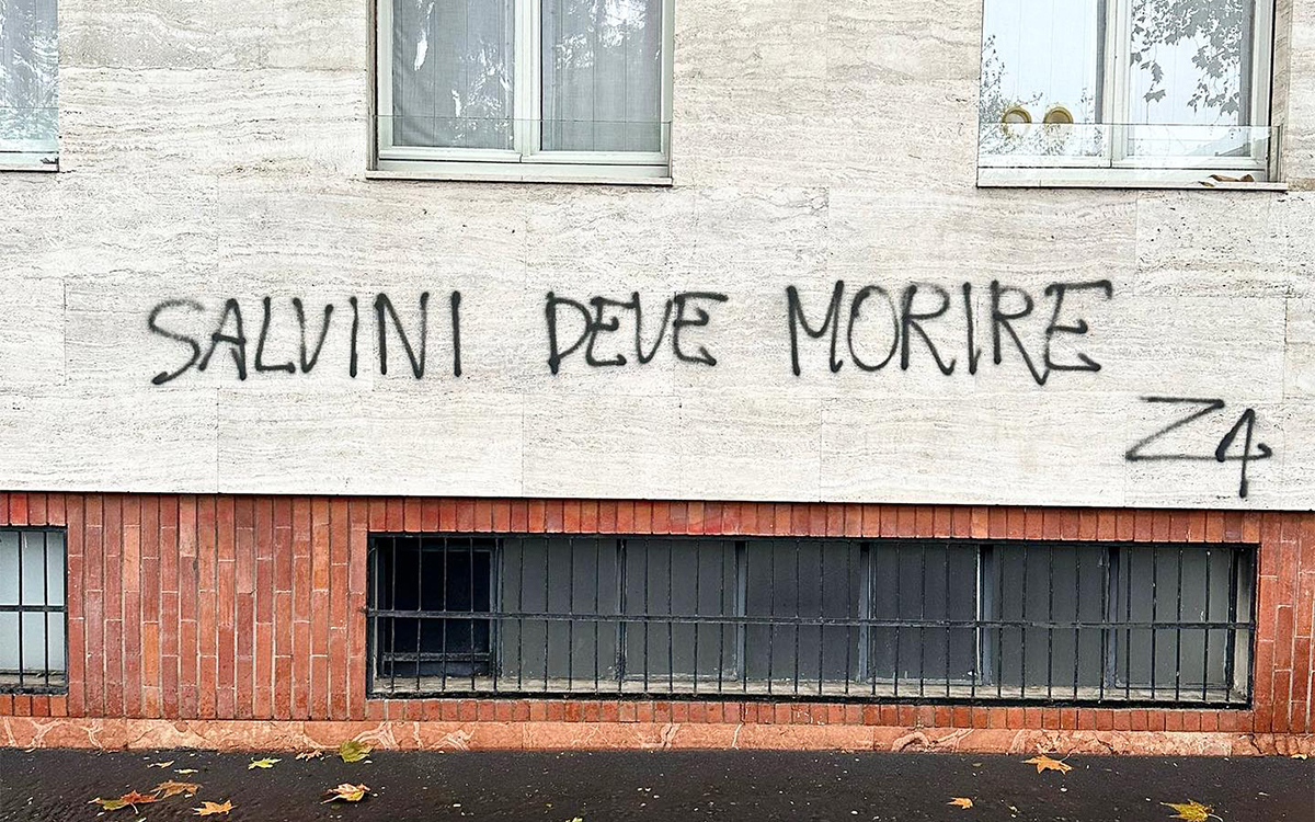 minacce di morte a salvini