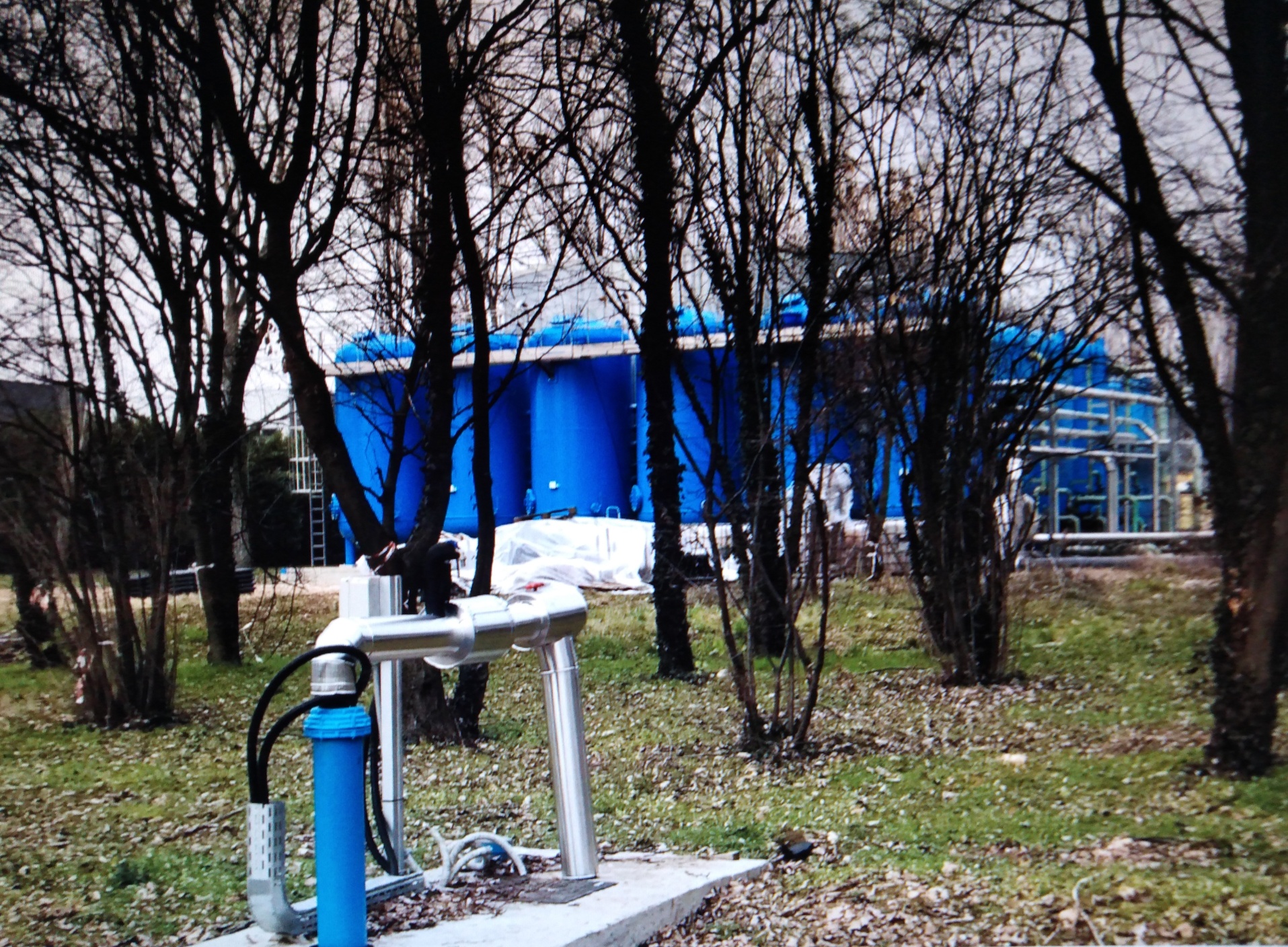 Sistema di pompaggio e filtraggio dei-Pfas in Miteni.