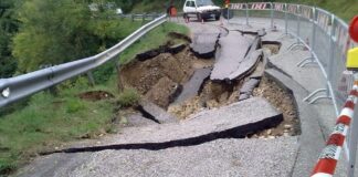 Frane e dissesto nel Vicentino: 10 milioni di euro in 10 anni per le strade provinciali Frane e dissesto Vicentino
