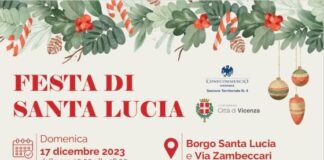 Festa di Santa Lucia a Vicenza, chiusi al traffico Borgo Santa Lucia e via Zambeccari