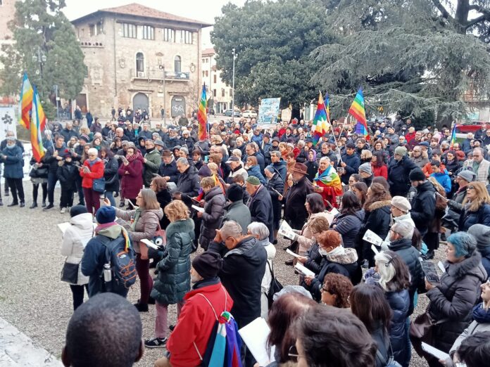 15° Cammino di Pace a Vicenza (600 persone fino a palazzo Chiericati in piazza Matteotti)