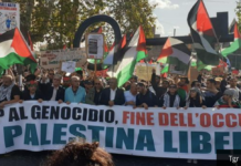 CUB scende in piazza a Vicenza Il 20 gennaio contro quello che definisce come il “genocidio” del popolo palestinese Stop al genocidio del popolo palestinese, fine dell'occupazione. Palestina libera: striscione del corteo nazionale a Roma contro la guerra e per la pace in Palestina (Tgr Lazio)