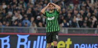 Berardi, grave infortunio e lungo stop: sospetta lesione tendine d’Achille