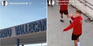 Cristian Totti lascia il Frosinone e va a giocare in Spagna