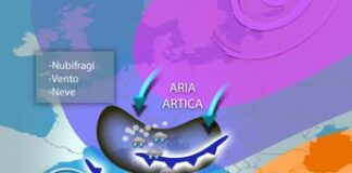 Maltempo e aria gelida: weekend con freddo, pioggia e neve