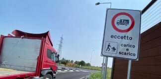 Divieto di circolazione dei mezzi pesanti, da lunedì controlli straordinari della Polizia locale di Vicenza in strada Pasubio e viale Dal Verme Mezzi pesanti in strada non permessa