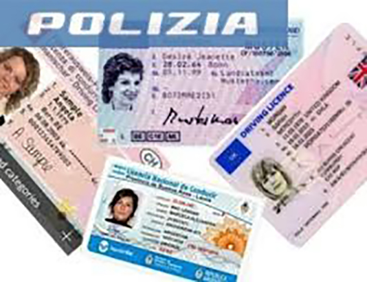 Patente falsa scoperta durante un controllo dagli agenti della Polizia di Stato di Vicenza