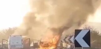 Sassari, assalto a portavalori: sparatoria e fuga dei banditi, 5 feriti