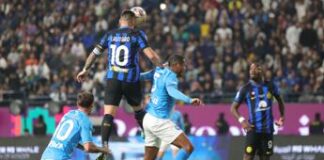 Supercoppa italiana all’Inter: gol di Lautaro, Napoli in dieci si arrende al 91′