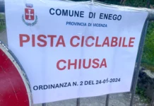 Frana su Valsugana, dalla Regione Veneto 100 mila euro al Comune di Enego per il ripristino della Ciclabile frana ciclabile valsugana enego