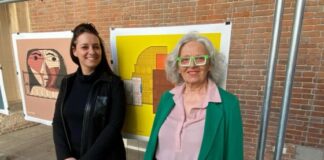 La Basilica Palladiana protagonista della mostra inaugurata oggi della designer Gianna Sartori L'assessore Fantin e la designer Sartori all'inaugurazione della mostra in Sala degli Zavatteri in Basilica Palladiana