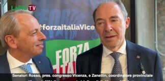 Senatore Pierantonio Zanettin confermato coordinatore provinciale di Forza Italia al congresso: il video con i commenti suoi e del sen. Rosso