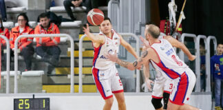 Basket B maschile, Civitus Allianz Vicenza senza Bugatti a San Severo contro la quinta della classe battuta all’andata Civitus Allianz Vicenza - Luxarm Lumezzane, una fase di gioco