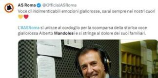 E’ morto Alberto Mandolesi, storica voce radio delle partite della Roma