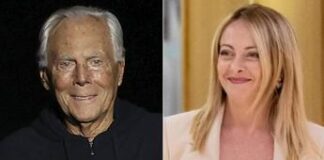 Giorgio Armani: “Meloni donna con elementi robusti”