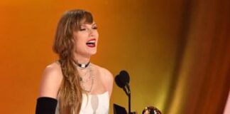 Grammy, Taylor Swift nella storia: suo per la quarta volta il premio per il miglior album dell’anno