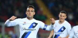 Lecce-Inter 0-4, poker nerazzurro: doppio Lautaro, gol di Frattesi e de Vrij