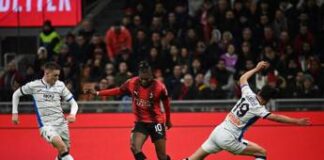 Milan-Atalanta 1-1, gol di Leao e rigore di Koopmeiners