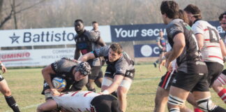 Serie A Elite, Rangers Rugby Vicenza: gli infortuni pesano, i Lyons ottengono vittoria 16 – 36 con bonus nella ripresa Rangers Rugby Vicenza, un'azione con i Lyons (foto Alex Zonta)