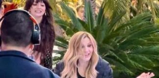 Sanremo 2024, Lorella Cuccarini prova fuori dall’Ariston: fan impazziti