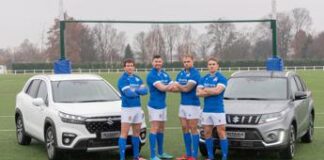 Sei Nazioni, anche nel 2024 Suzuki al fianco di Federazione Italiana Rugby