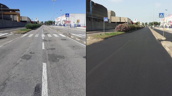 Viale della Scienza, lavori (foto di archivio)