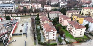 Maltempo, commenti dopo la grande paura: elogi ai bacini di laminazione e qualche frecciata all’Europa Vicenza maltempo allagamenti stadio