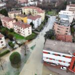 Vicenza maltempo allagamenti stadio