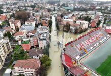Fognatura zona Stadio di Vicenza: prima dei cantieri le polemiche dei cittadini Vicenza maltempo allagamenti stadio fognatura zona
