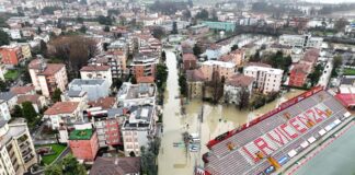 Fognatura zona Stadio di Vicenza: prima dei cantieri le polemiche dei cittadini Vicenza maltempo allagamenti stadio fognatura zona