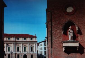 Vista sulla Cattedrale e sul Palazzo Vescovile, scenario dell’omicidio del vescovo Cacciaforte