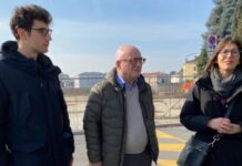 Parco urbano alle ex acciaierie Beltrame, affidati i lavori Presentato l'affidamento dei lavori per il parco alle ex Acciaierie Beltrame. Da sinistra i consiglieri Giacomin e Colombara e l'assessore Baldinato