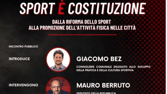 Sport è Costituzione: incontro pubblico a Santa Corona sabato 24