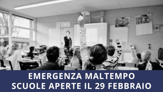Maltempo, la situazione migliora: giovedì 29 febbraio scuole di Vicenza aperte