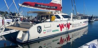 Il velista vicentino Andrea Stella arriva a Miami con il catamarano “Lo Spirito di Stella” andrea stella