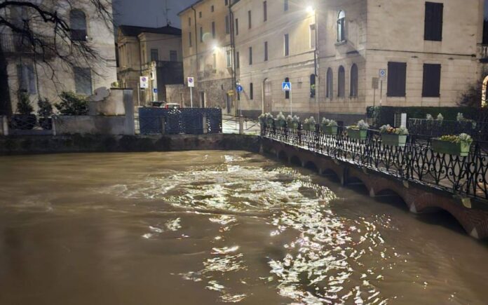 maltempo vicenza febbraio 2024 retrone fiume