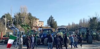 Protesta agricoltori, politici veneti della Lega al fianco dei manifestanti. Bizzotto: “Politiche scellerate”. Pan: “Cappio al collo” protesta agricoltori trattori