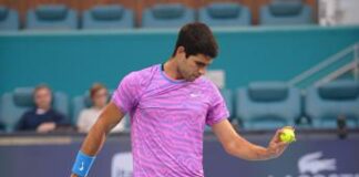 Alcaraz ko in quarti finale Miami, Sinner numero 2 se vince torneo