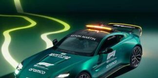 Aston Martin Vantage Safety Car ufficiale FIA in Formula 1