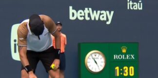Atp Miami, Berrettini malore e sconfitta contro Murray