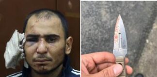Attacco Mosca, all’asta il coltello usato per tagliare l’orecchioa presunto attentatore