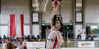 Basket B maschile: Civitus Allianz Vicenza sfida domenica 10 marzo la General Contractor Jesi prima della sosta primaverile Azione dell'andata Civitus Allianz Vicenza vs General Contractor Jesi