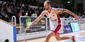 Basket B maschile: sabato 23 marzo per la Civitus Allianz Vicenza inizia trittico di fuoco con l’AC Imola in casa, poi fuori Bisgeglie e Montegrotto Bugatti (Civitus Allianz Vicenza) in azione: foto di archivio