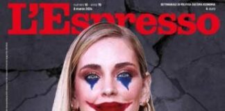 Chiara Ferragni come ‘Joker’ in copertina sull’Espresso: il web si spacca